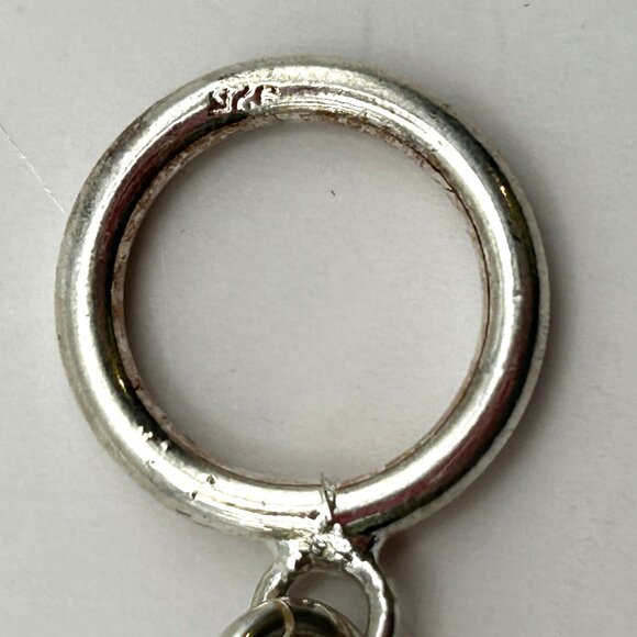 Sterling Silver 925 Heavy Woven Mesh Curb Link Toggle Clasp 37g 7.75” - Picture 2 of 9